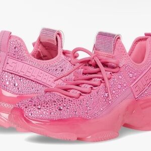Steve Madden Maxima pink rhinestone shoes size 8